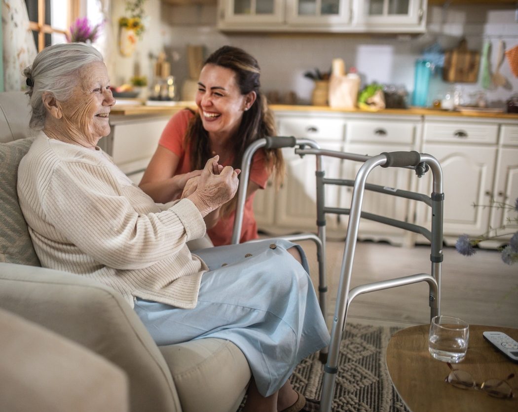 a woman sitting at a table